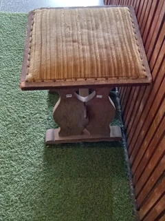 Vintage Stool Side Table Ref Stock No 3144 Price Only R75.00