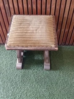 Vintage Stool Side Table Ref Stock No 3144 Price Only R75.00