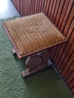 Vintage Stool Side Table Ref Stock No 3144 Price Only R75.00