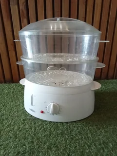 Salton 2-Tier Food Steamer Ref Stock No 3215 Price Only R 150 .00