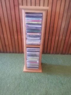 Wooden CD Rack Ref Stock No 3299 Price Only R75.00 Whatsapp No: 079 011 7918