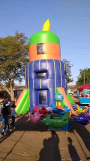 Funfair Rides and jumping castle entertainment