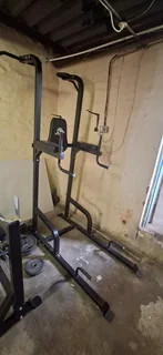 Gym equipment weights and training station (price negotiable)
