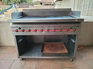 GAS GRILLER ANVIL – 10 BURNER RADIANT