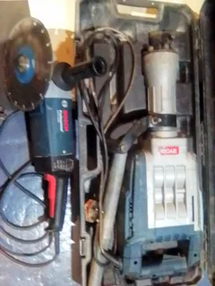 Angle grinder & Demolition Hammer Drill