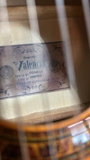Valencia classical guitar, with a rockstar bag included