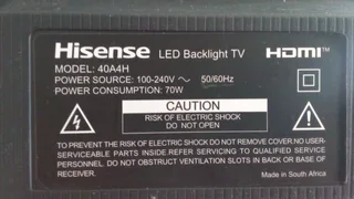 40inch Hisense Led Tv ScreenCracked