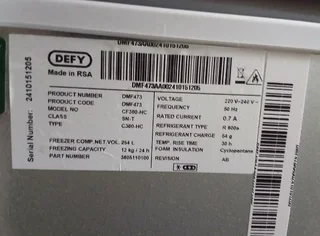 Defy eco 254L deep freezer