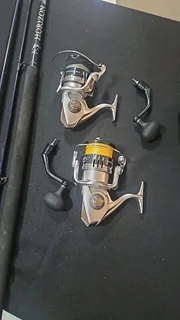 Fishing rods and reels R5000 each