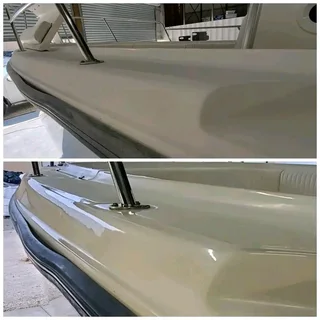 Boat waxing