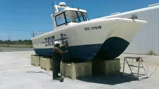 Boat cleaning and buffing