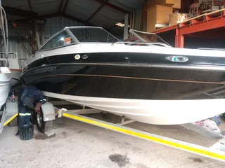 Boat cleaning and buffing