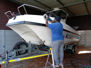 Boat detailing and polishing