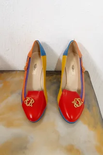 Bold Multicolor Designer Heels, Step Into Style & Confidence!