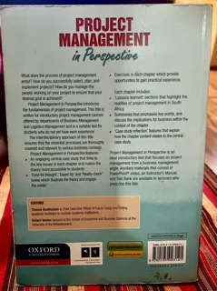 Project Management in Perspective – Oosthuizen &amp; Venter (Paperback)