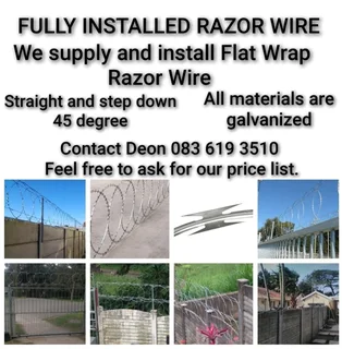 Razor Wire Fully Installed!!!