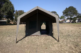 Canvas Safari Lodge  Tents made of RIP-STOP Canvas . . .