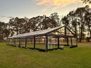 Black   Frame Tents . . .