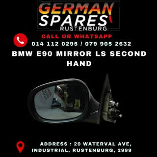 BMW E90 Left Side Mirror – Second Hand