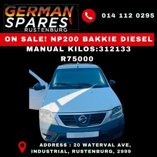 2012 Nissan NP200 Single Cab