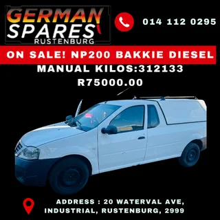 2012 Nissan NP200 Single Cab