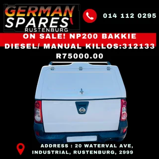 2012 Nissan NP200 Single Cab