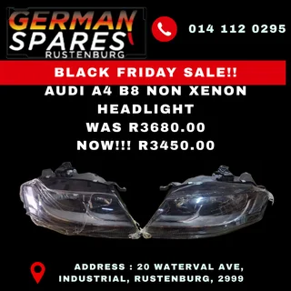 AUDI A4 B8 Non-Xenon &amp; VW Caddy Mk3 (2010–2014) Headlights