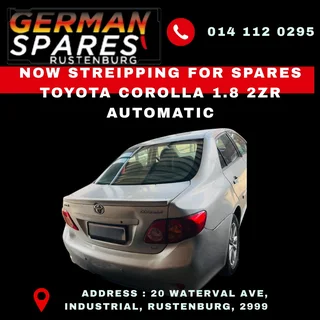 Toyota Corolla 1.8 2zr Automatic – Now Stripping For Spares