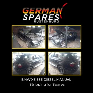 Bmw X3 E83 Diesel Manual, Stripping For Spares