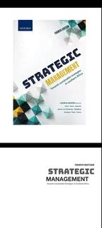 Strategic Management: Towards Sustainable Strategies 4th edition