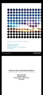 Applied Multivariate Statistical Analysis 6th edition