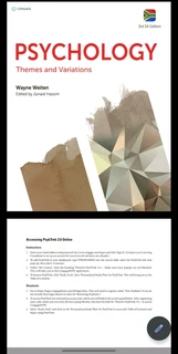 Psychology: Themes and Variations