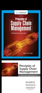 Principles of Supply Chain Management: A Balanced Approach 6th edition
