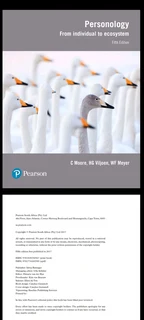 Personology:From Individual to Ecosystem 5th edition
