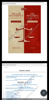 The Law Of Evidence Cases and Statutes 5th edition