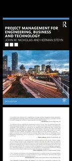 Project Management for Engineering, Business and Technology 6th edition