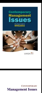 Contemporary Management Issues Custom Edition for Unisa