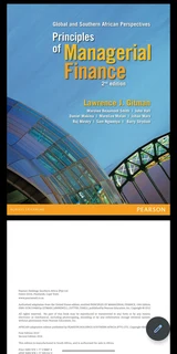 Principles of Managerial finance 2nd edition