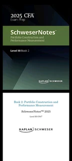 2025 CFA Schweser Level 3 Study Package