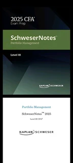 2025 CFA Schweser Level 3 Study Package