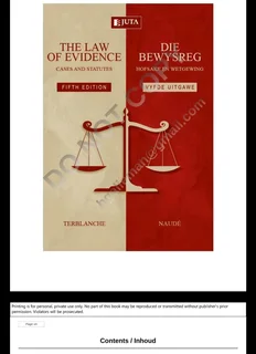 Law of Evidence Cases and Statutes 5th edition