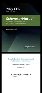 CFA 2025 Level 3 Schweser Study Package