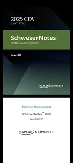CFA 2025 Level 3 Schweser Study Package