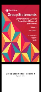 Group Statements 18th edition Volume 1 and 2