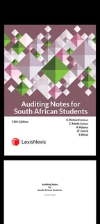 Auditing Notes for South African Students 12th edition