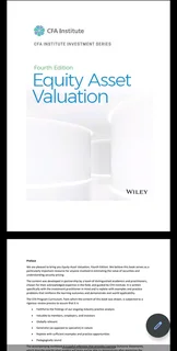 Equity Asset Valuation 4th edition and Workbook