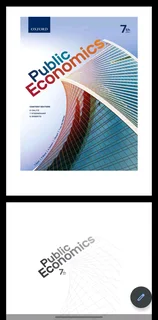 Public Economics 7th edition edition
