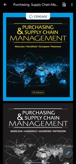 Purchasing and Supply Chain Management 7th edition