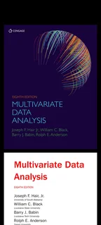 Multivariate Data Analysis 8th edition