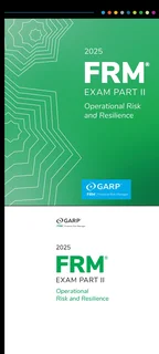 GARP FRM (Financial Risk Manager) Exam Part 2